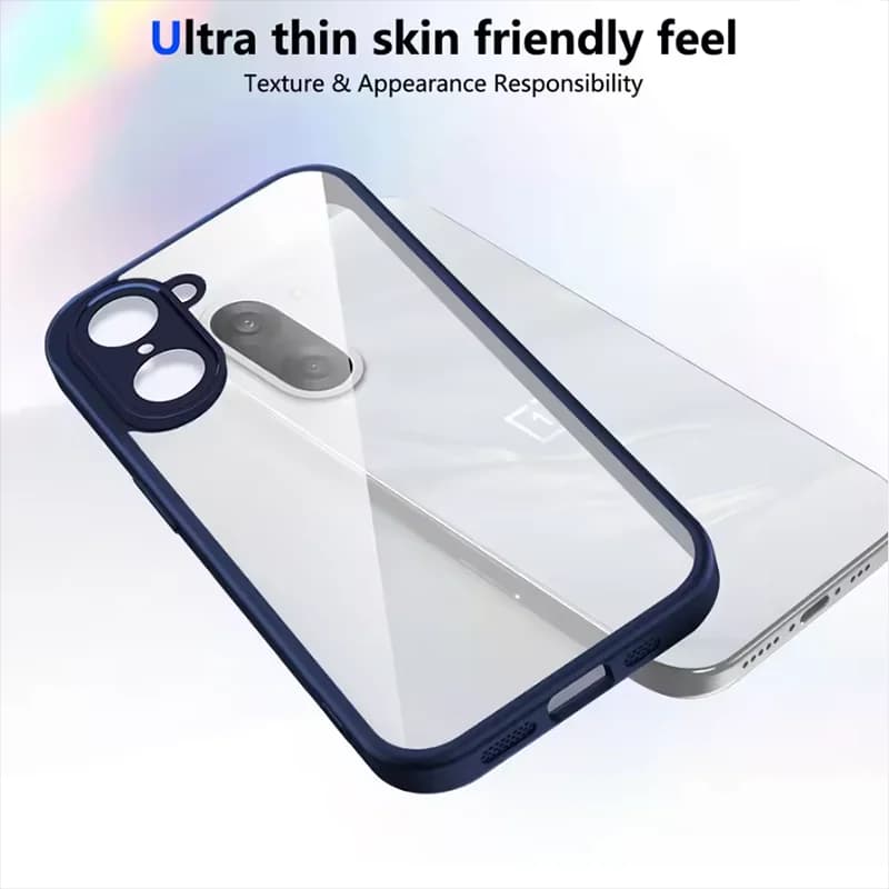 Oneplus Nord CE5 CPH2719 Case Air Cushion Shockproof Silicone Bumper Clear Matte Back Cover Hard Phone Case for Oneplus Nord CE5 - 2