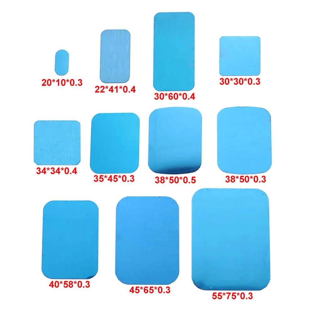 JCD 10pcs Silver Magnetic Metal Plate For Magnetic Car Phone Holder Universal Iron Sheet Stand Mobile Phone Magnet Holder Mount - 4