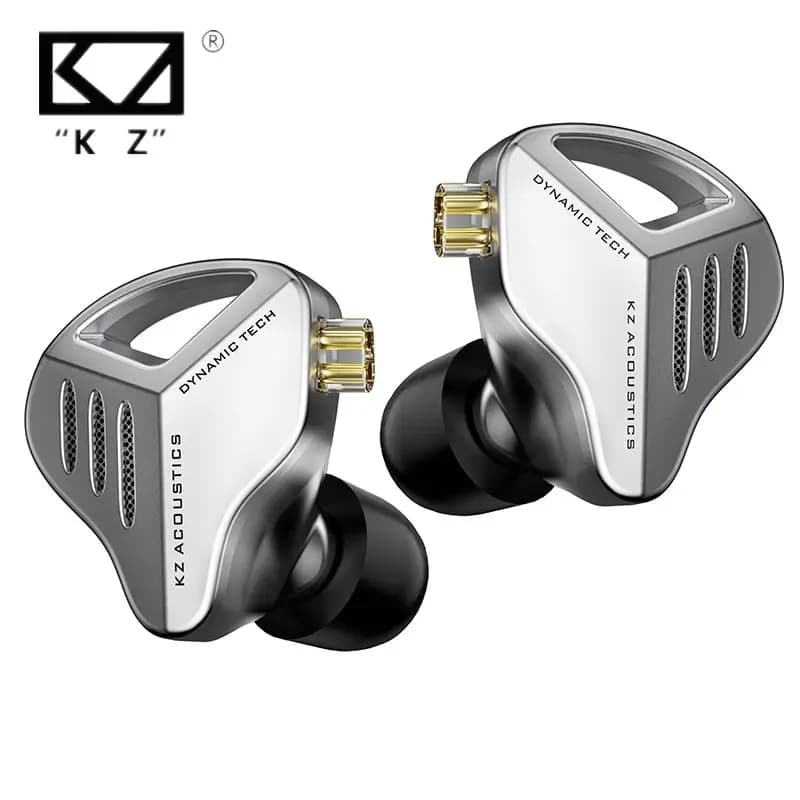 KZ ZVX سماعات أذن ديناميكية هاي فاي باس سماعات أذن في الأذن مونيتور سماعات رأس رياضية إلغاء الضوضاء