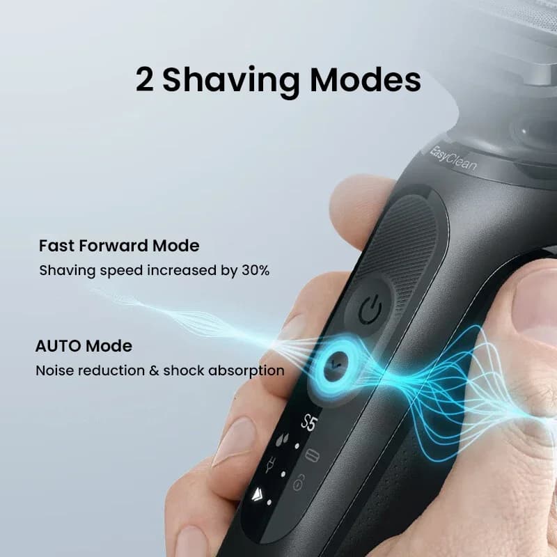 Original Braun Series 5 Pro 52-N1200s Electric Shaver Men's Electric Razor Dry Wet Shaving LED Display Waterproof Beard Trimmer - 5