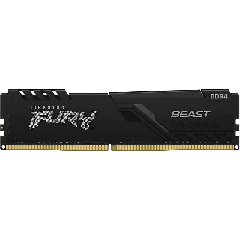 ذاكرة كينجستون FURY Beast RAM DDR4 بسعات 8 جيجابايت وسرعات 2400MHz و2666MHz و3200MHz و3600MHz لأجهزة الكمبيوتر المكتبية بمعالجات AMD وIntel - 2