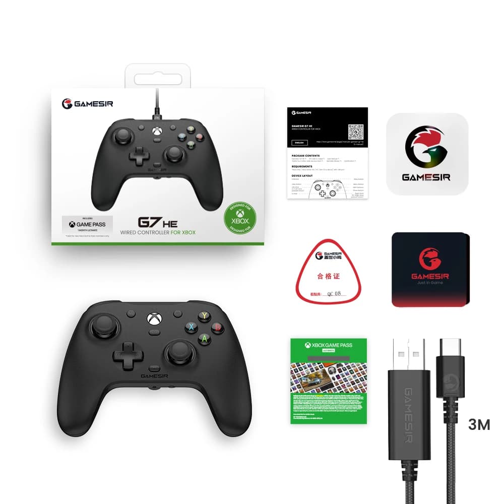 ذراع تحكم GameSir G7 HE لألعاب Xbox بتأثير هول لسلسلة X، سلسلة S، Xbox One X، Xbox One S، Steam، كمبيوتر - 6