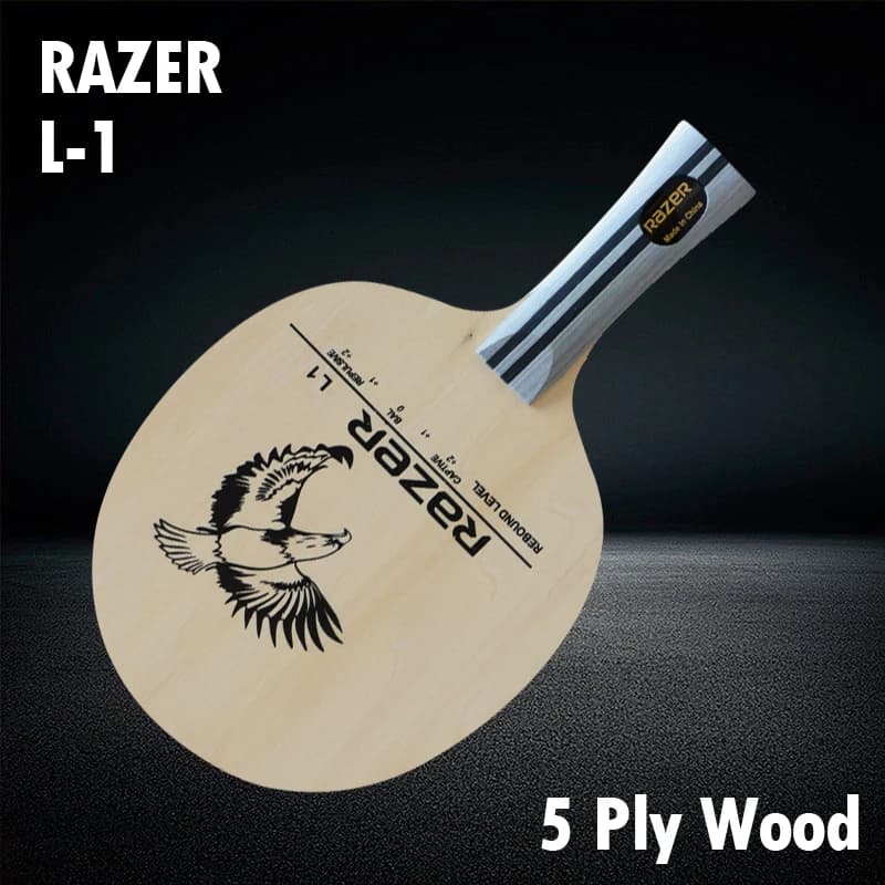 مضرب تنس طاولة RAZER L1 أصلي 5 طبقات خشب نوع L-1 مضرب بينج بونج