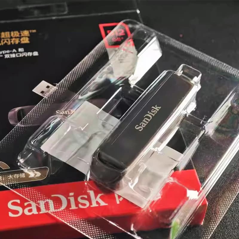 محرك أقراص فلاشي سان ديسك DDE1 إكستريم برو USB3.2، ذاكرة معدنية بسرعة قراءة تصل إلى 1000 ميجابايت/ثانية، سعة 256 جيجابايت و512 جيجابايت و1 تيرابايت و2 تيرابايت للكمبيوتر