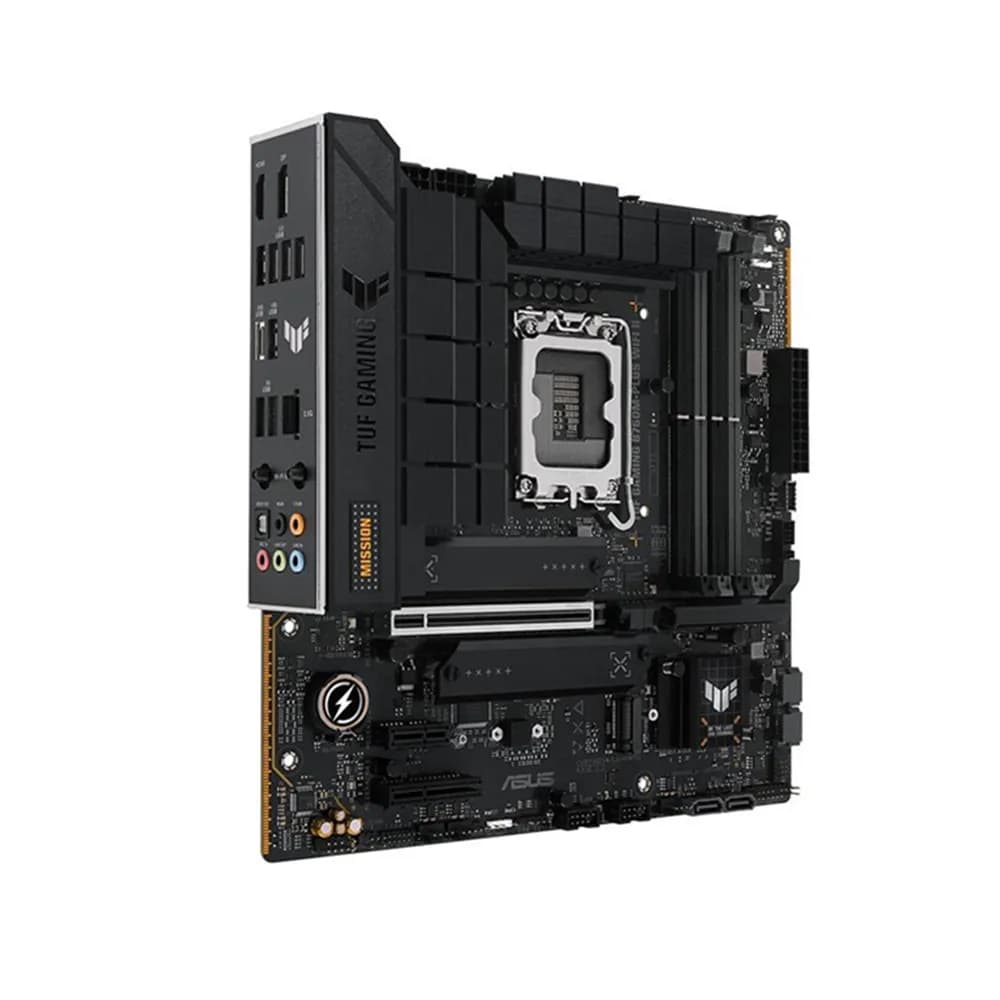 ASUS TUF GAMING B760M-PLUS Motherboard Intel B760 LGA 1700 Support 12th 13th 14th Gen Core DDR5 Micro ATX Gaming Mainboard - 4