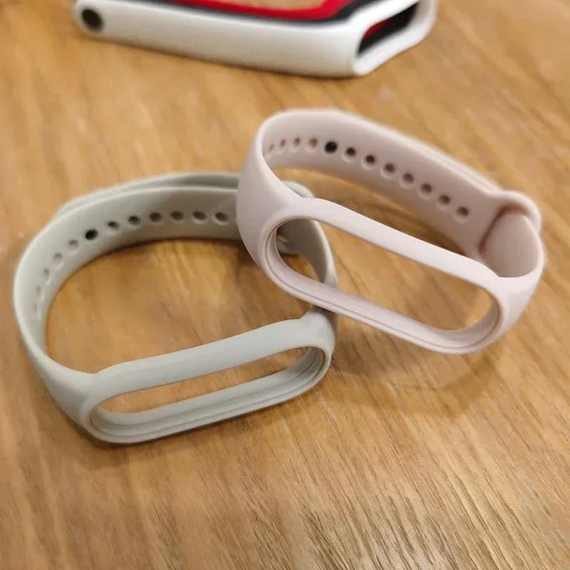2 قطعة أسورة لشاومي Mi Band 7، سوار Miband 5 و6 NFC، استبدال رياضي، سوار معصم من السيليكون، حزام Mi Band 7 و6 و3 و4 و5 - 4