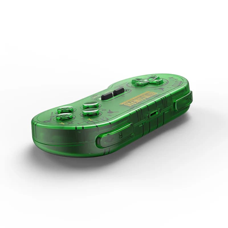 ذراع تحكم لاسلكي 8BitDo SN30 2.4G لأجهزة SNES/SFC الأصلية (أخضر اليشم) - 3