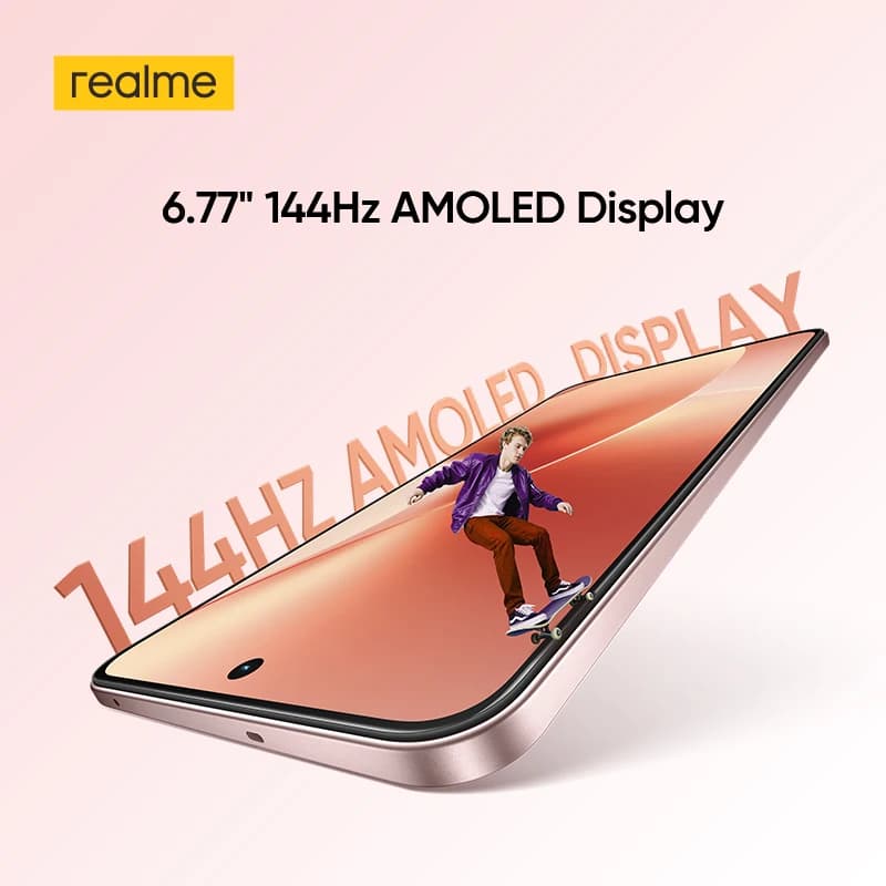 هاتف ريلمي 15 5G بمعالج دايمنشن 7300+ 5G وبطارية 6500 مللي أمبير وشحن 45 واط وشاشة أموليد 6.77 بوصة بمعدل تحديث 144 هرتز وكاميرا مزدوجة 50 ميجابكسل وNFC - 4