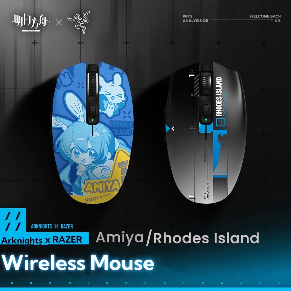 ماوس Razer لاسلكي رسمي لألعاب Arknights جزيرة رودس أميا بلوتوث إصدار محدود إكسسوارات هدايا