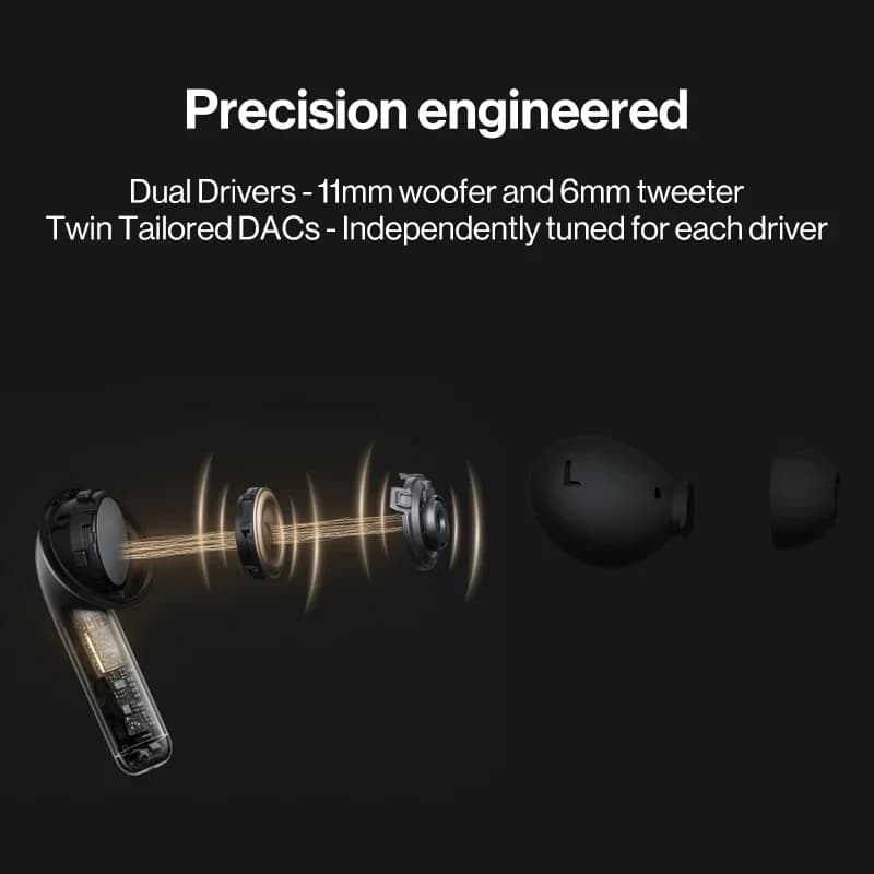 سماعات أذن OnePlus Buds Pro 3 الأصلية إصدار عالمي بلوتوث 5.4 إلغاء ضوضاء 50dB مكاني لهواتف ون بلس 15 و15r و13 و13R ونورد 5 - 2