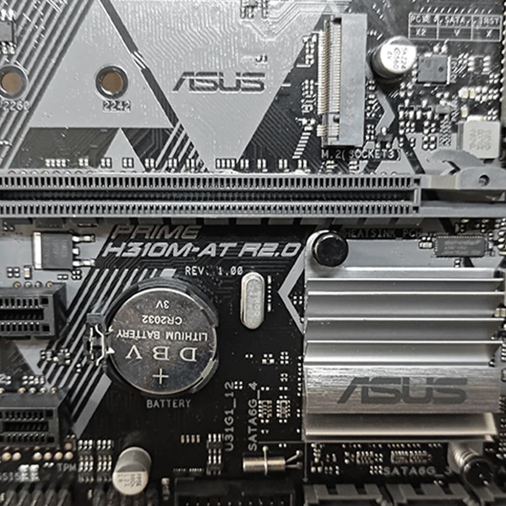 لوحة أم ASUS PRIME H310M-AT R2.0 بشريحة Intel H310 ومقبس LGA 1151DDR4 ودعم M.2 ومتوافقة مع معالجات Core i5-9400 وCore i5-9600 وCore i3-8300 - 4
