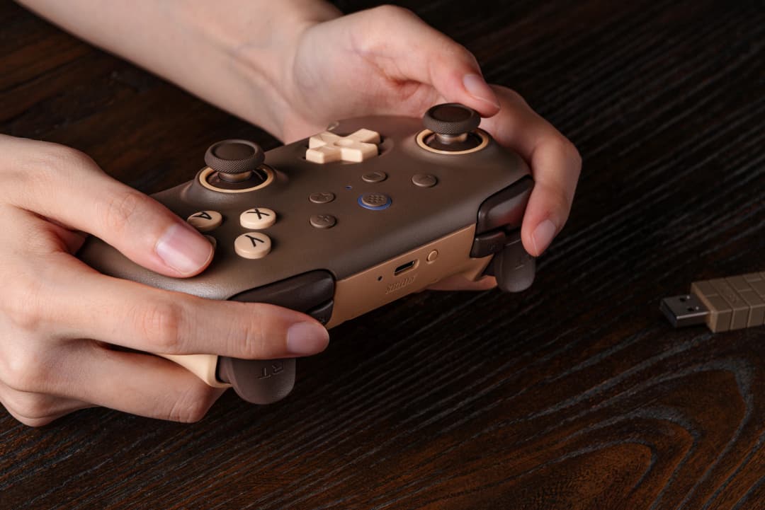 وحدة تحكم ألعاب 8BitDo Ultimate 2C لاسلكية 2.4G مع عصا تحكم بتأثير هول لأجهزة الكمبيوتر Steam Deck Raspberry Pi Android - 6