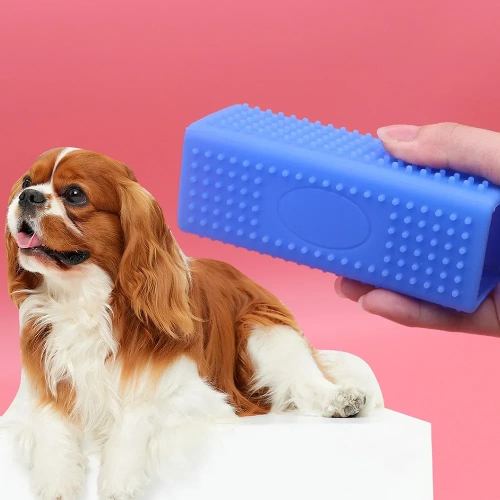 Silicone Hollow Rubber Dog Hair Brush Remover Cars Furniture Carpet Clothes Cleaner Brush for Dogs Pet Supplies Dog Hair Remover - 4