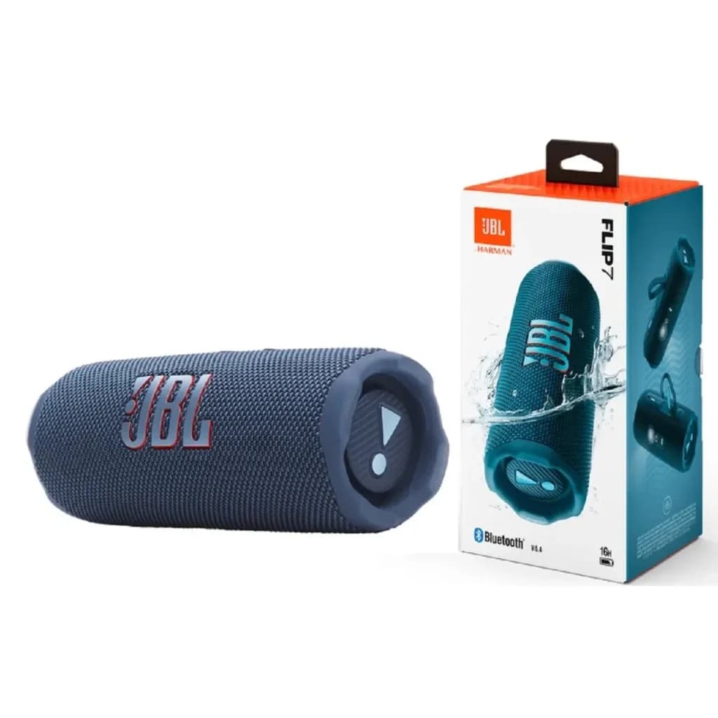 سماعة بلوتوث JBL Flip 7 مقاومة للماء - نظام صوت ستيريو صغير عالي الدقة مع باس قوي IP68 محمولة لاسلكية