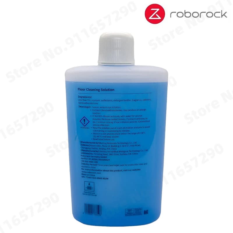 سائل تنظيف الأرضيات 1 لتر لأجهزة Roborock S7 MaxV Ultra وS7 Pro Ultra وS8 MaxV Ultra وS7 وS8 وS8 PLUS وS8+ وS8 Pro Ultra - 4