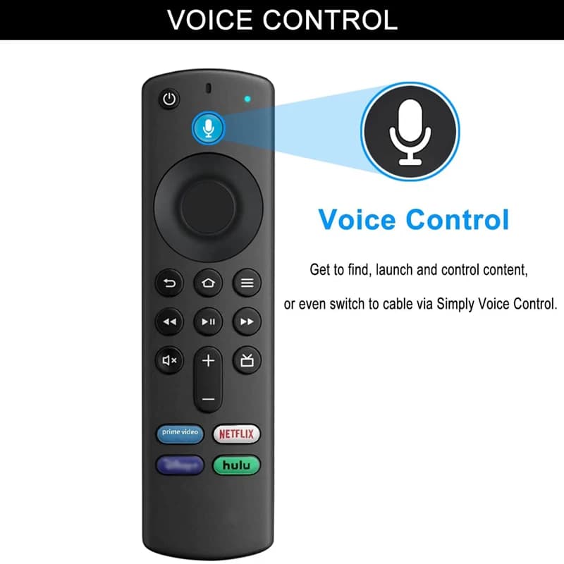 جهاز تحكم عن بعد بالصوت عبر البلوتوث بديل لـ Fire TV Stick 4K Max الجيل الثالث Stick Lite Cube، يعمل مع Alexa - 4