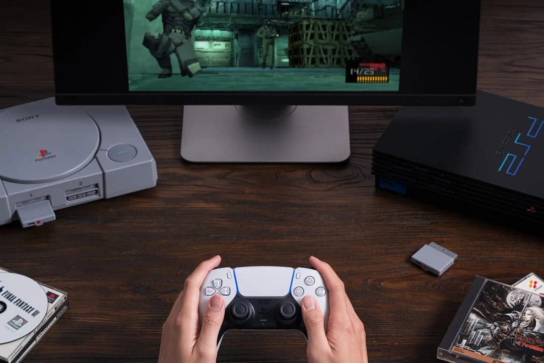 8BitDo Retro Receiver Adapter Dongle for PS1 PS2 Windows Support Xbox Series / Xbox One Controller Switch PS5 PS4 Gamepad - 5