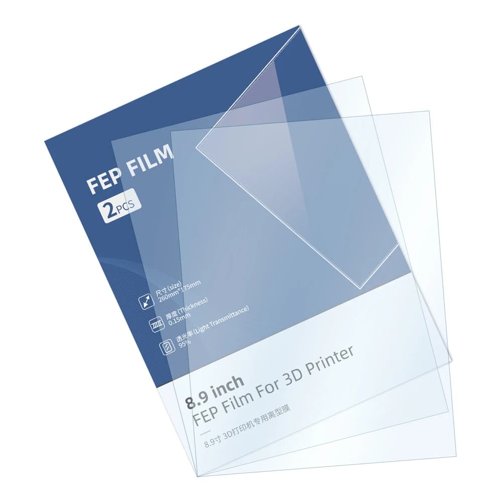 فيلم FEP من ANYCUBIC، 2 قطعة/مجموعة، لطابعات Photon Mono X، Photon X 6K، M3 Plus، راتنج ثلاثي الأبعاد - 6
