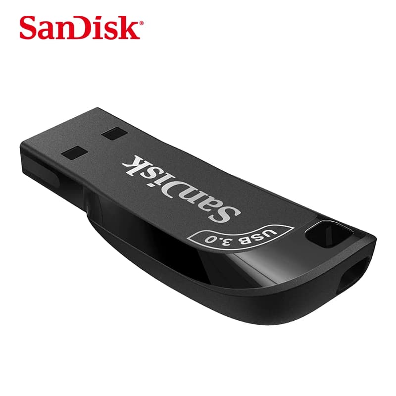 SanDisk USB 3.2 64GB USB Flash Drive CZ410، فلاش درايف، عصا ذاكرة سوداء، U Disk صغير، تخزين خارجي للابتوب - 4