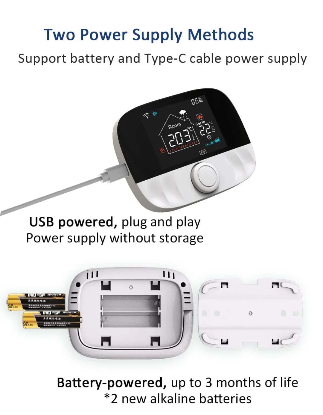 ترموستات لاسلكي RF ذكي واي فاي تدفئة أرضية لغلاية الغاز يعمل بالبطارية تحكم في درجة الحرارة من تيا مستقبل أليكسا وجوجل - 5