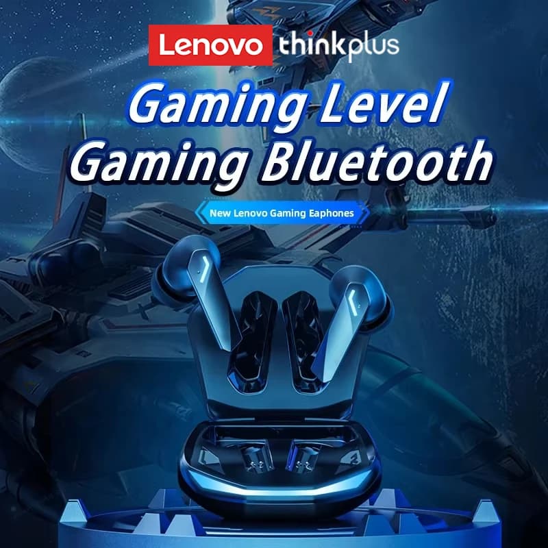 Choice Lenovo GM2 Pro TWS Wireless Headphones Earphone Bluetooth-compatible 5.3 Waterproof Sport Headset with Mic Long Endurance - 3
