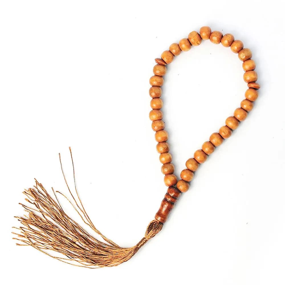 Wood Tasbih Prayer Beads 99/33 Muslim Prayer Beads Islamic Handheld Prayer Bead Muslim Rosary Beads Bracelet Tassel Jewelry Gift - 5