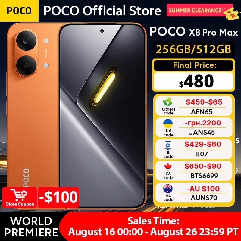 هاتف POCO X7 5G نسخة عالمية ديمينسيتي 7300-ألترا 6.67 بوصة 1.5K شاشة AMOLED منحنية كاميرا رئيسية 50 ميجابكسل شحن توربو 45 واط