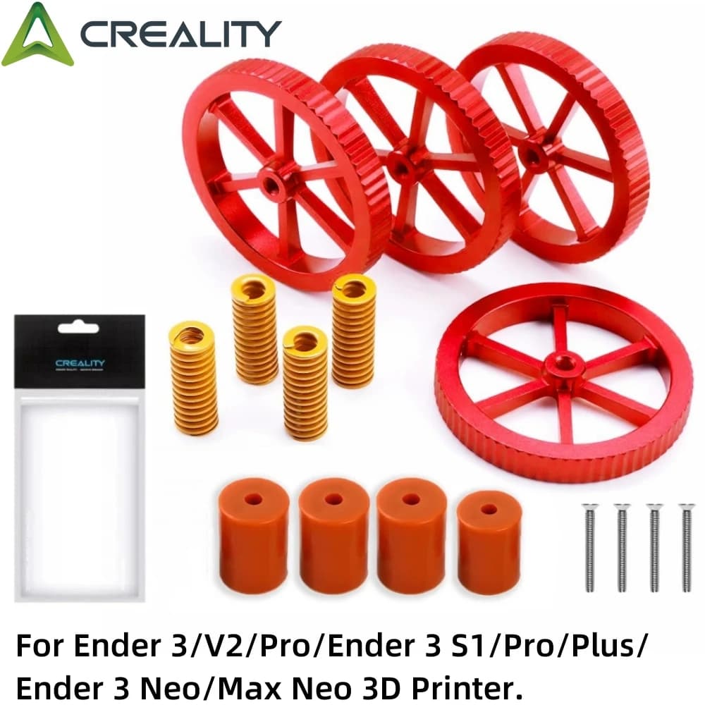 مجموعة ترقية النوابض من كرياليتي Ender 3، مجموعة تسوية السرير الساخن، متوافقة مع Ender 3/V2/Pro/Ender 3 S1/Pro/Plus/Ender 3 Neo/Max Neo