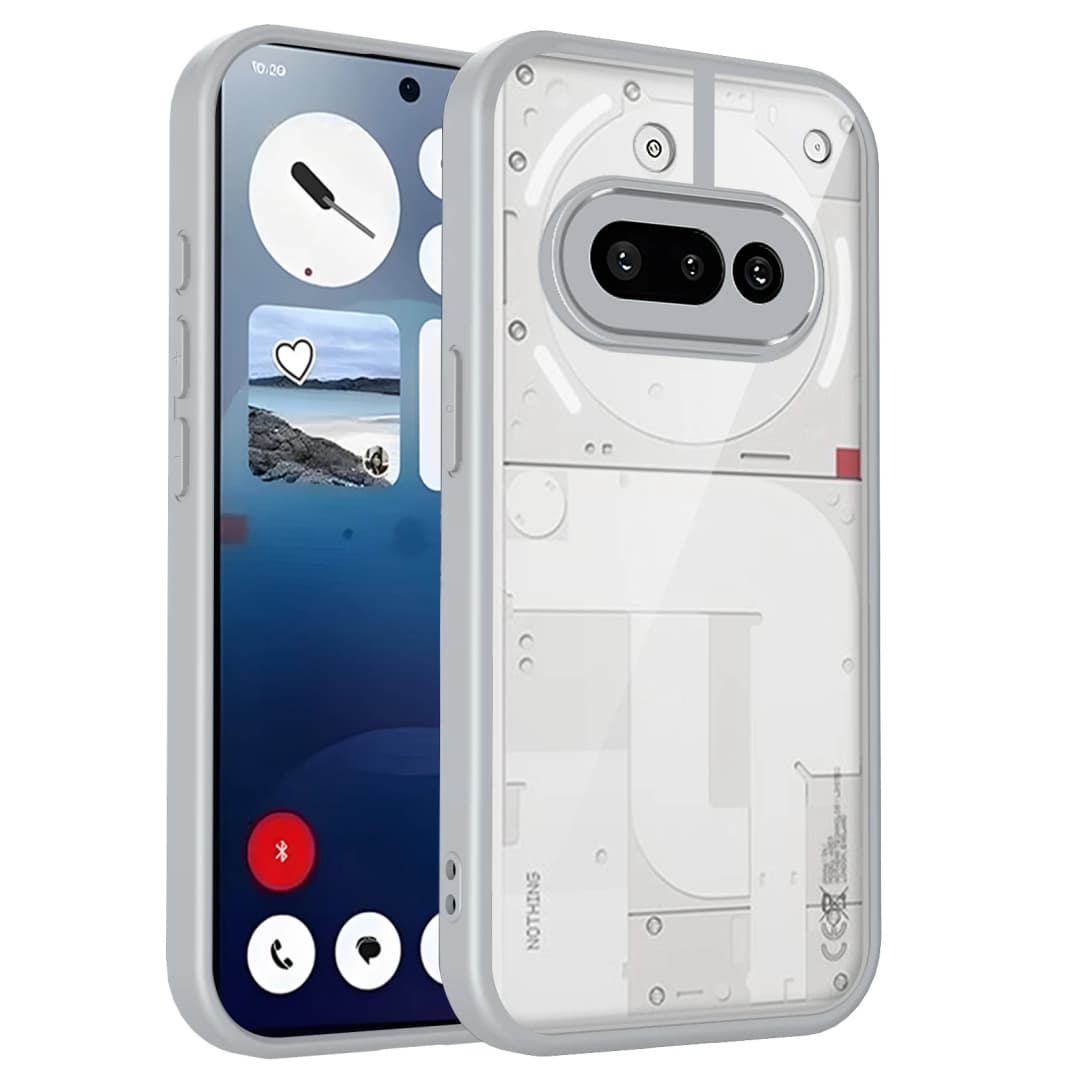 Nothing Phone 3A A059 Case Air Cushion Shockproof Silicone Bumper Clear Matte Back Cover Hard Phone Case for Nothing Phone 3A 5G - 6