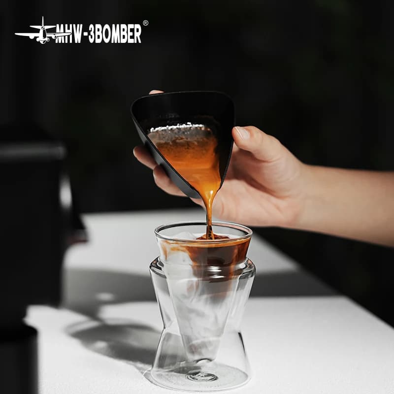 MHW-3BOMBER BeanBoat كوب جرعات حبوب القهوة صينية جرعات ألمنيوم إكسسوارات بار القهوة لعشاق القهوة - 5
