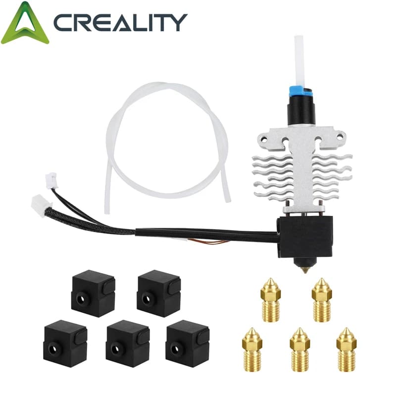 Official Creality Ender-5 S1 Hotend Kit High Temperature & Speed Assembled Extruder Hotend Silicone Socks MK6 Nozzle Available - 5