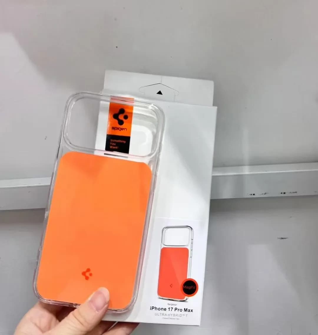 غطاء Spigen لجهاز iPhone 17 Pro Max، غطاء واقي مقاوم للكسر تغطية كاملة، قشرة شفافة