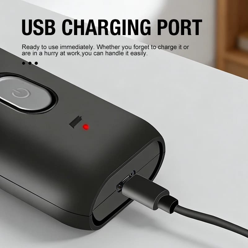 Men's Electric Portable Shaver, Double Headed Shaver, Multi Functional USB Charging Shaver - 6