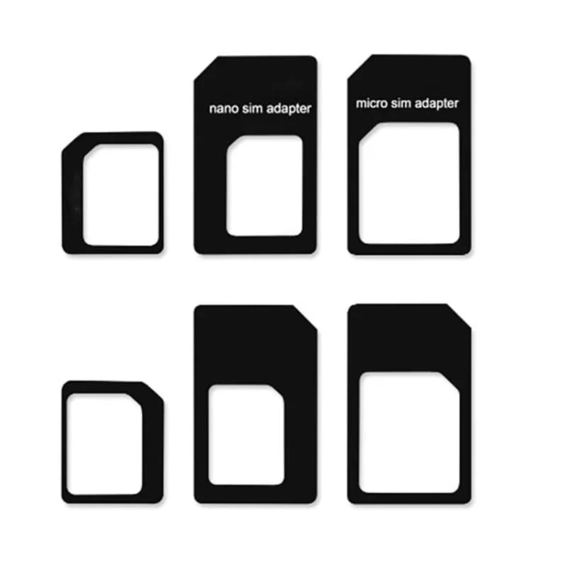 محول بطاقة SIM مايكرو نانو 4 في 1 مع مجموعة حامل SIM ومفتاح إخراج الدبوس للهاتف المحمول - 2