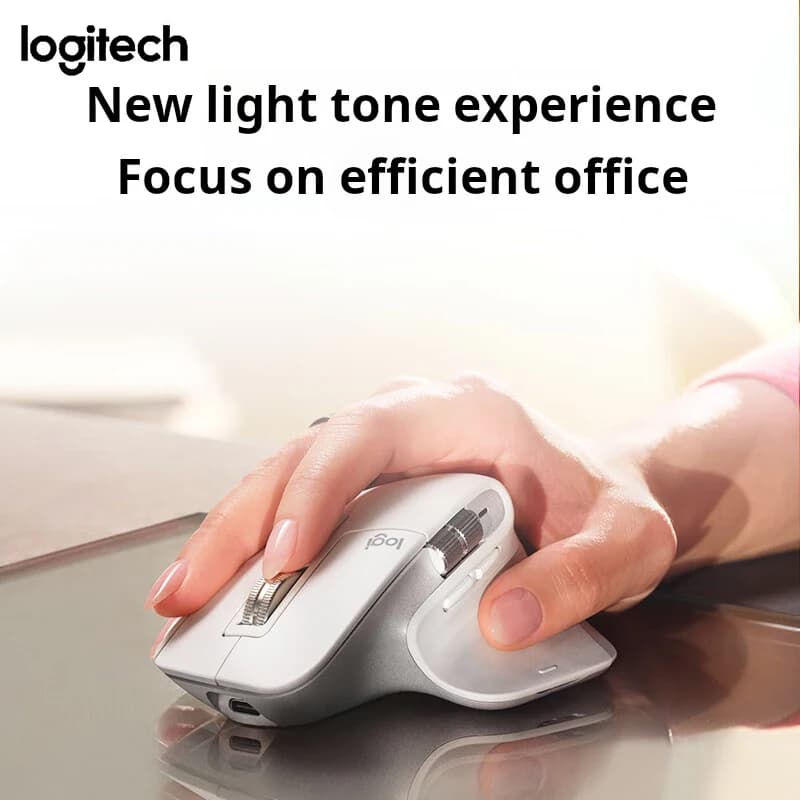فأرة Logitech MX Master 3S لاسلكية بتقنية البلوتوث، تصميم مريح، مستشعر عالي الدقة، فأرة مكتبية فاخرة للأعمال - 2
