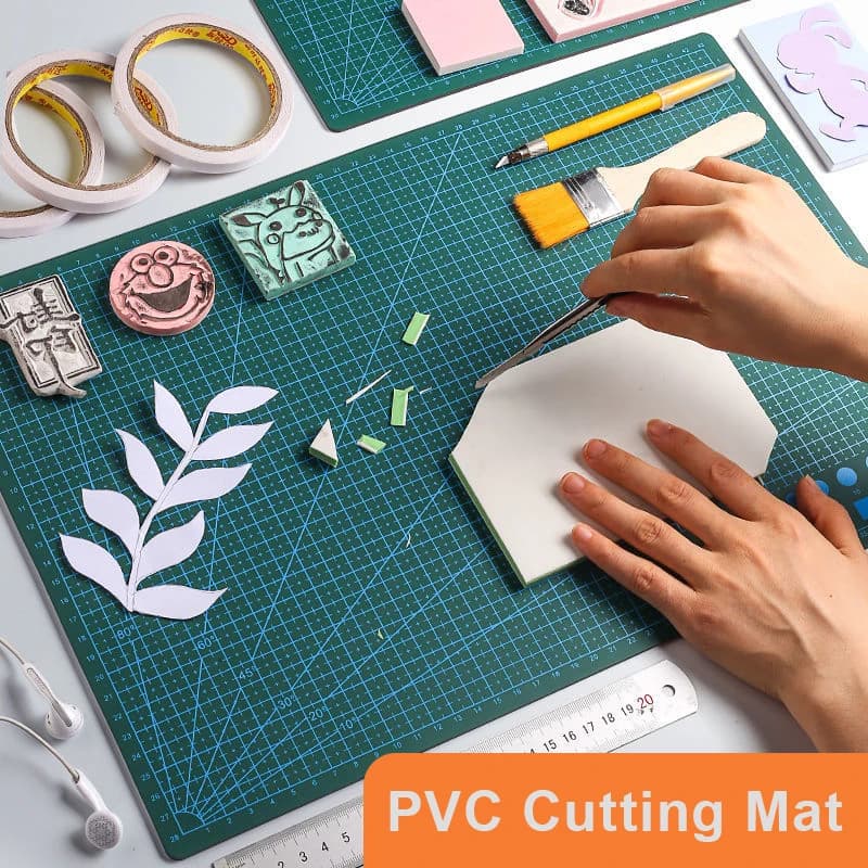 لوح تقطيع من PVC بمقاسات A1 A2 A3 A4 متين وقابل للإصلاح ذاتياً لصنع الجلد والخياطة والنقش على الورق - 5
