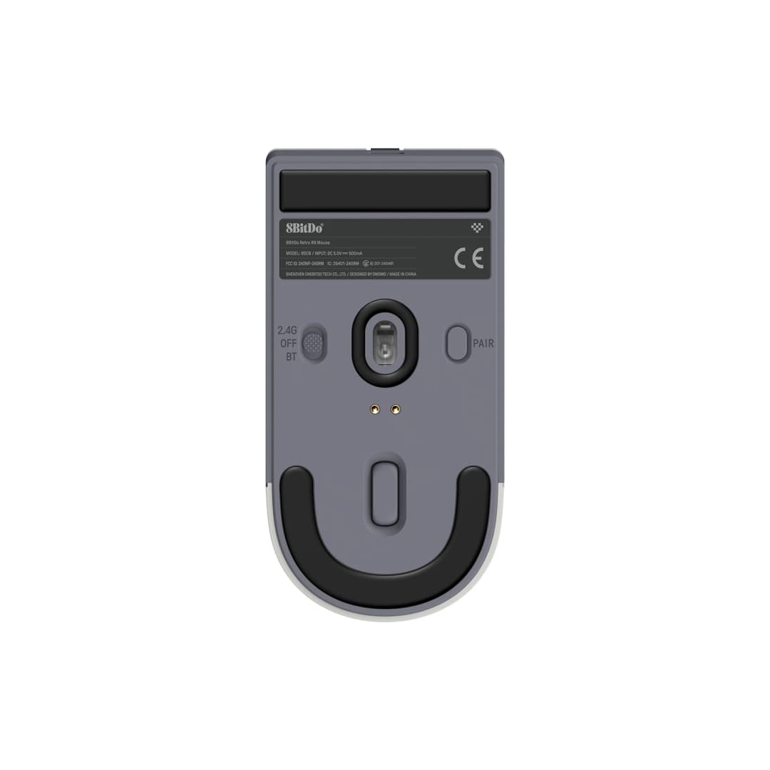 ماوس ريترو R8 من 8BitDo مع قاعدة شحن ماوس ألعاب لاسلكي بمعدل استطلاع 4K، أزرار قابلة للبرمجة، مفاتيح دقيقة - 2