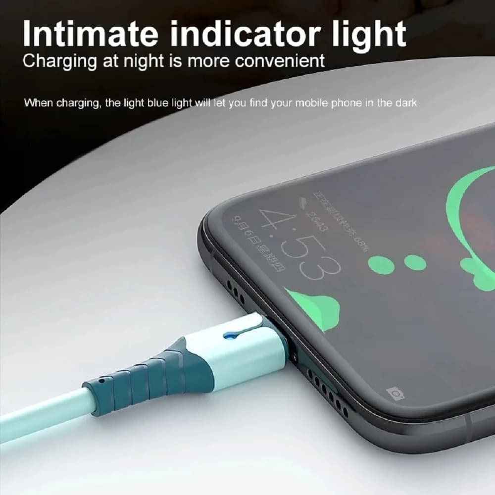 كابل بيانات سائل خفيف الوزن متعدد الألوان مناسب لنظام Android Samsung Type C كابل شحن سريع USB C شحن الهاتف السيليكون - 5