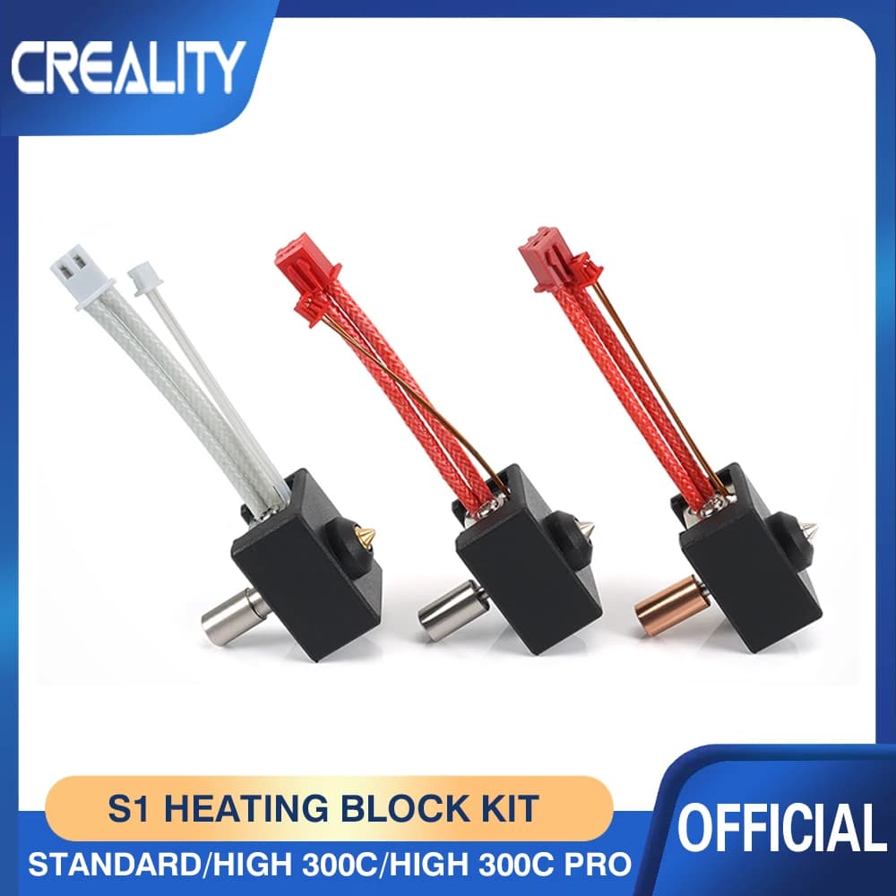  Creality Official S1 High Heating Block Kit Sprite Extruder Hotend Kit for Ender-3 S1 Pro/ CR-10 Smart Pro/Sermoon V1 & V1 Pro