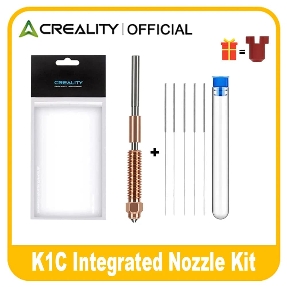 فوهة Creality الرسمية K1C Unicorn، مجموعة استبدال سريع للفوهات 0.2/0.4/0.6/0.8/1.0 ملم لطابعات K1C/K1 Max/Ender 3 V3 ثلاثية الأبعاد
