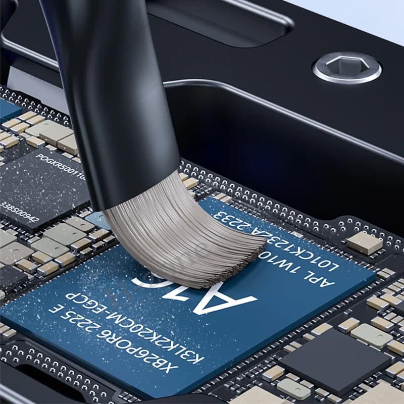 Mechanical  Motherboard IC Debonding Brush Steel Brush IC Pad Cleaning, Glue Removal Tin Removal, Polishing Brush Tools - 4