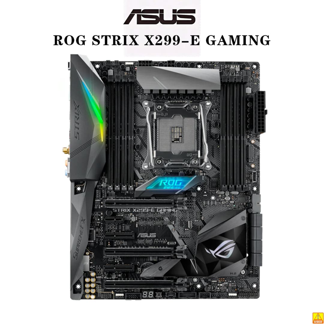 لوحة أم لألعاب ASUS ROG STRIX X299-E مقبس LGA2066 معالج وحدة المعالجة المركزية DDR4 4133(O.C.) ذاكرة MHz مجموعة شرائح X299 لوحة رئيسية ATX