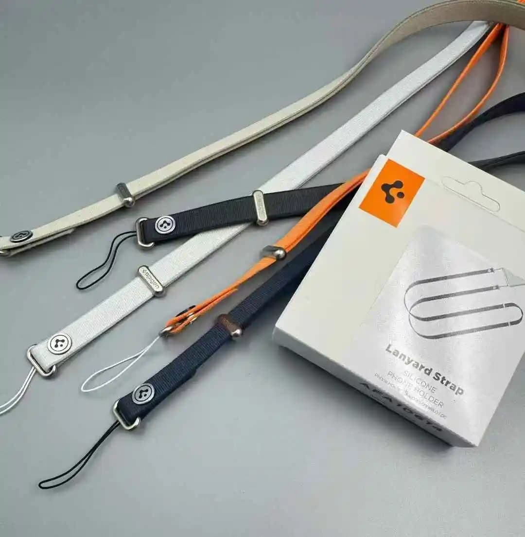 Spigen Crossbody Lanyard Necklace Strap Universal Phone Adjustment Long Hanging Rope With Dual Leash Points Anti-Lost Lanyard - 4