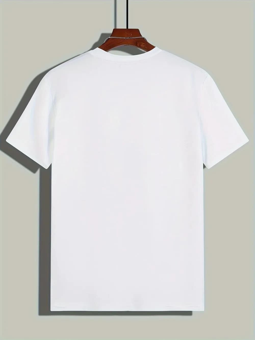 Fashionable men's summer electrocardiogram printed comfortable and breathable round neck T-shirt outdoor casual top - 6