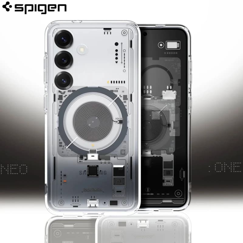 Spigen لهاتف Samsung Galaxy S25 Ultra S26 S24 S23 Ultra Plus غطاء ناعم مغناطيسي هجين Ultra لهاتف Magsafe غطاء ناعم شفاف