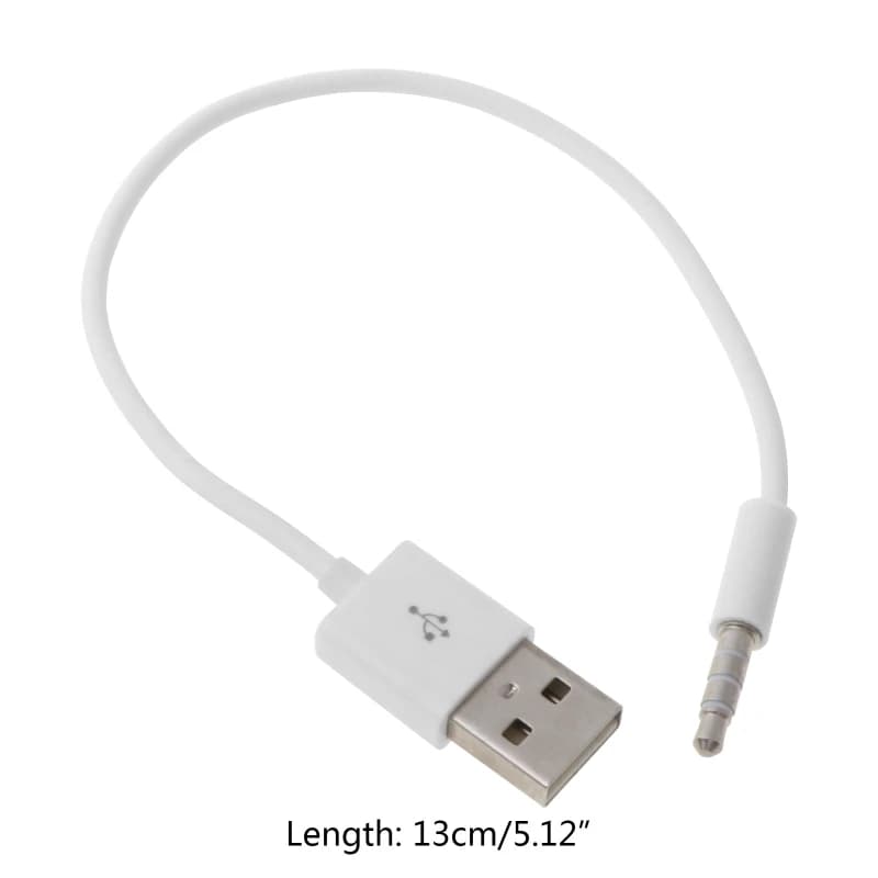 محول كابل شحن ومزامنة بيانات USB 3.5 ملم لجهاز Apple iPod Shuffle الجيل الثاني - 6