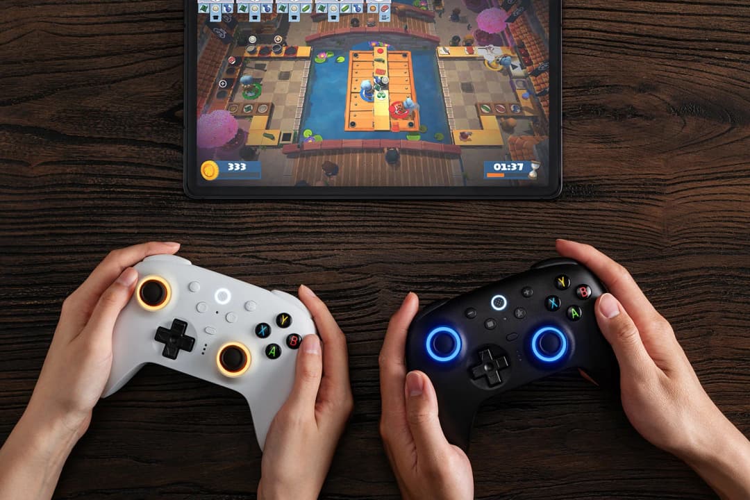 8BitDo ألتميت 2 وحدة تحكم ألعاب لاسلكية لويندوز 10/11 2.4G جيمباد TMR عصا تحكم مع قاعدة شحن لأندرويد بي سي ستيم - 6