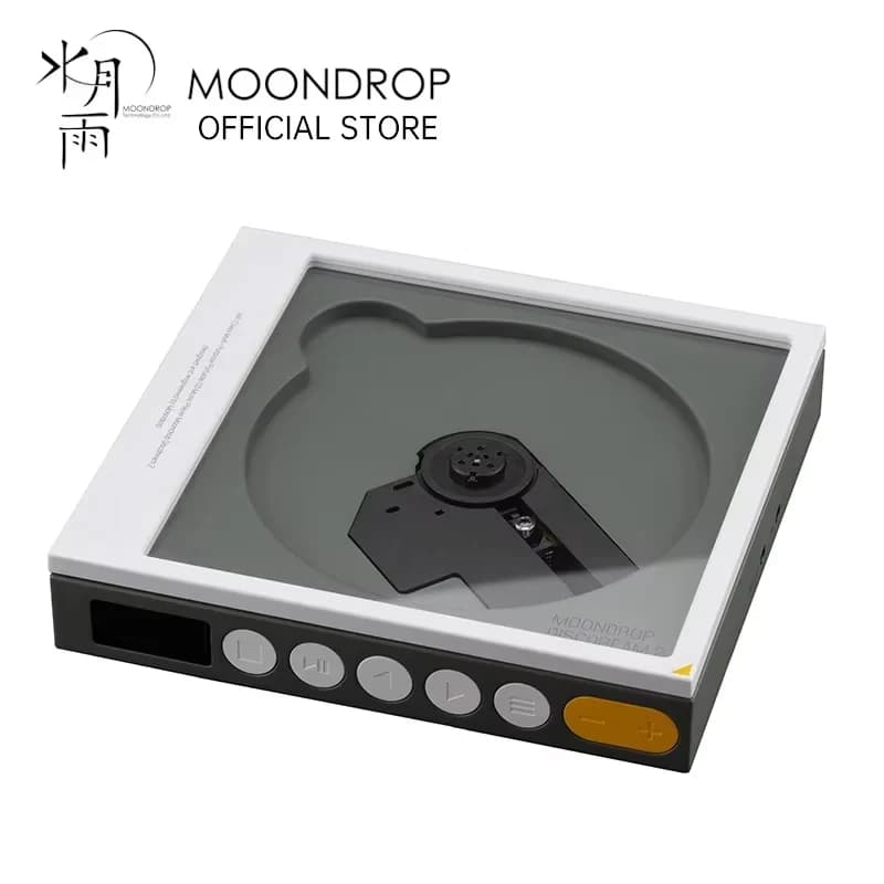 مشغل أقراص مدمجة محمول MOONDROP DISCDREAM 2 مع وظيفة بطاقة صوت سطح المكتب وإخراج رقمي بصري