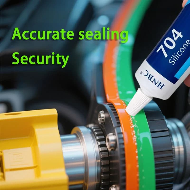 704 Silicone Rubber High-Temperature Resistant Electronic Waterproof Insulation Strong Heat-Resistant Silicone Sealing Adhesive - 4