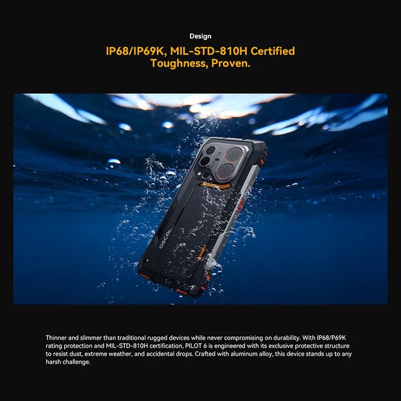 Blackview BV7300 Rugged Smartphone 6.67'' HD+ IPS 90Hz Display Dual Camping Light  15000mAh 45W Fast Charge NFC Android 14 - 5